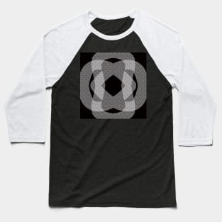 Abstract Black and Grey Baseball T-Shirt